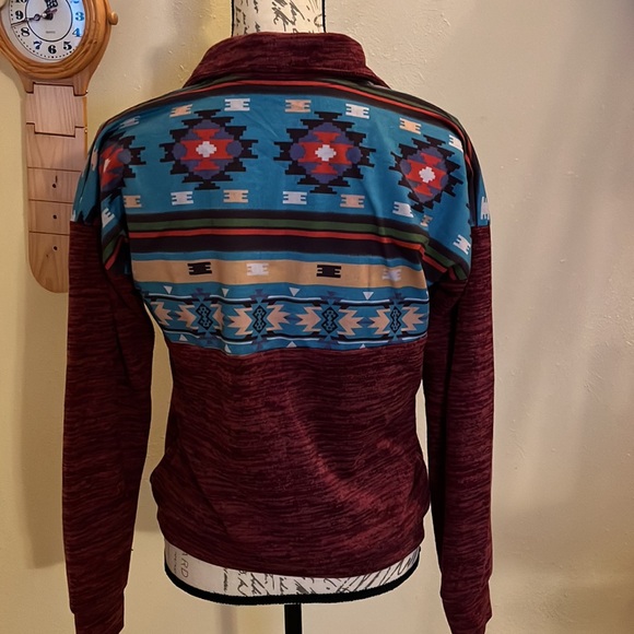Indian Print Sweatshirt - Picture 4 of 5